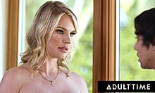 adult time - widowed stepmom rachael cavalli flashes her big tits to naive teen stepson so he'll bang her hard