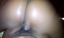 fucking my girlfriend in college dorm, her big tits bouncing in doggystyle