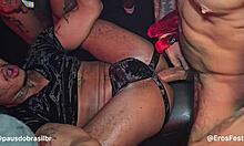 Suruba party with monster cocks and big asses