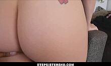 Family sex with my big ass stepsister in living room POV, Lana Rhoades and Tony Profane 😈