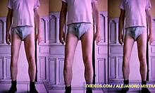 Mature Man in Panties Fetish with Alejandro Mistral