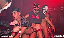 Suruba party with monster cocks and big asses