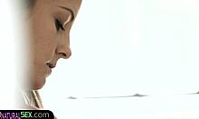 the european model fingers her pussy solo in a classy erotic scene