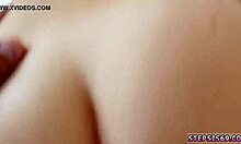 chubby teen 18+ rimming ass while fighting for attention