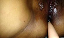 Wife enjoys anal toys and vibrator in amateur scene