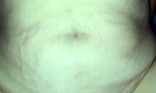 Look at this redhead wife riding cock until her pussy opens