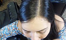 Latina sucks and fucks friend