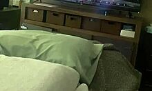 Caregiver watches lesbian porn while I lick her shaved slit. Toys bring her to climax!