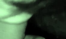 Juicy milf passionately jerks lover's cock, he cums on her big tits