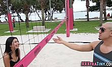 Little Teen Feels Intense Pleasure in Doggy