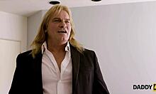 Daddy4k naughty bride has sex with the old father