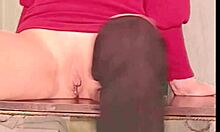 Intensely rubbing my shaved pussy in this solo milf session.