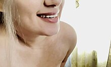 Blonde Teen With Big Boobs And Hot Ass. Natural Girl Gets Intense Tit Play