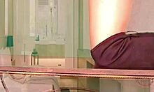 Intensely rubbing my shaved pussy in this solo milf session.