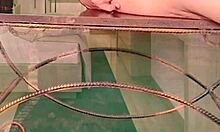 Intensely rubbing my shaved pussy in this solo milf session.