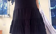 Shameless Stepsister, Look at My Tight Vagina Swinging Outdoors