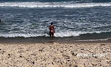 Aphrodite Sucks Dick On Beach