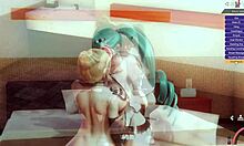 lessbian girlfriend and friend get intimate 😍