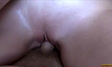 a guy takes pics of his stepsister's naked ass for twitter, but then he jerks off his own dick