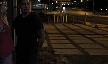 Cute stepdaughter punished in garage bondage