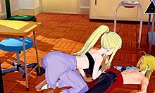 koikatsu fast handjob with edward and winry from full metal alchemist having sex anime uncensored