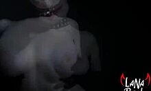 oiled blowjob and handjob lead to powerful cumshot on big tits