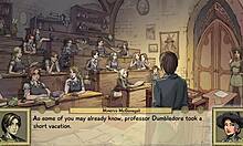 Enjoying four teens in room - innocent witches gameplay part 3