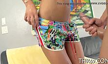 heaven gives sloppy blowjob to cock