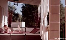 Lesbian Lovers Kiss and Connect Intensely