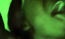 black couple pleasures each other with deepthroat and fingering