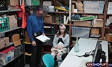 omg i caught this teenie shoplifter fuckin with security to get outta trouble... crazy stuff!