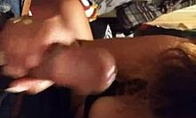 La teen 18+a takes a full load on big cock blowjob