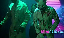 Animatronics Come To Life At Night Only To Fuck Asian Teen 18+ Guard