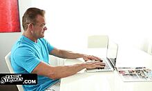 brittany is getting fuck by a big beasty cock