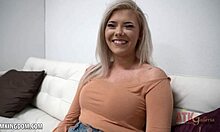 Blonde Babe Hayden Hooper Teases with Juicy Pussy and Ass in Solo Show