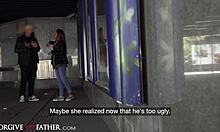 Small Tits Italian Cheating with Huge Cock Caught by Angry Boyfriend