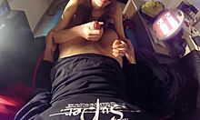 Feeling the surprise of a blowjob cumshot in my mouth.