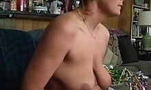 Mandeezy4u2 toys herself intensely