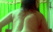 Real brunette with huge ass gets fucked hard.