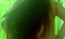 Real brunette with huge ass gets fucked hard.