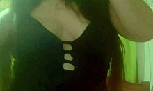 Real brunette with huge ass gets fucked hard.