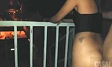 Oh, My Wife Sucks Me Off While Driving, Then Begs to Be Fucked on the Porch!