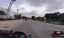 Amateur Asian teen gf blows her big cock boyfriend after a day out 😍