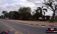 Amateur Asian teen gf blows her big cock boyfriend after a day out 😍