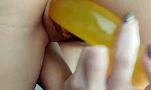 Burning Desire for Hot Pussy Play with a Big Toy on My Site