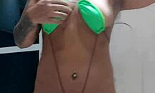 Brunette Prostitute LICKS Big Cock in INTERRACIAL Anal CREAMPIE Show