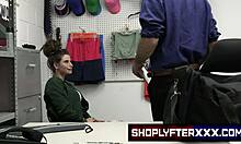 Black Friday chaos as Officer Wrex Oliver busts shoplifter with big tits