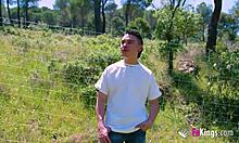 Redhead teen tries outdoors fuckdates!