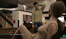 Entrepreneur Having Fun With Dark-Haired Teen