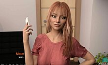 Girişimci koyu saçlı gençle eğleniyor